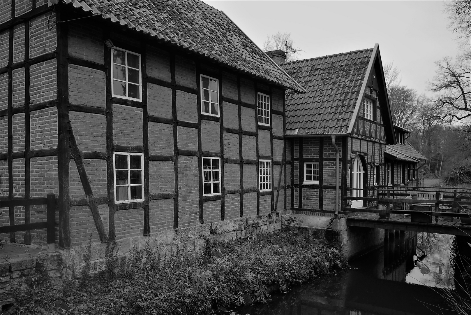 stillgelegte Getreidemühle