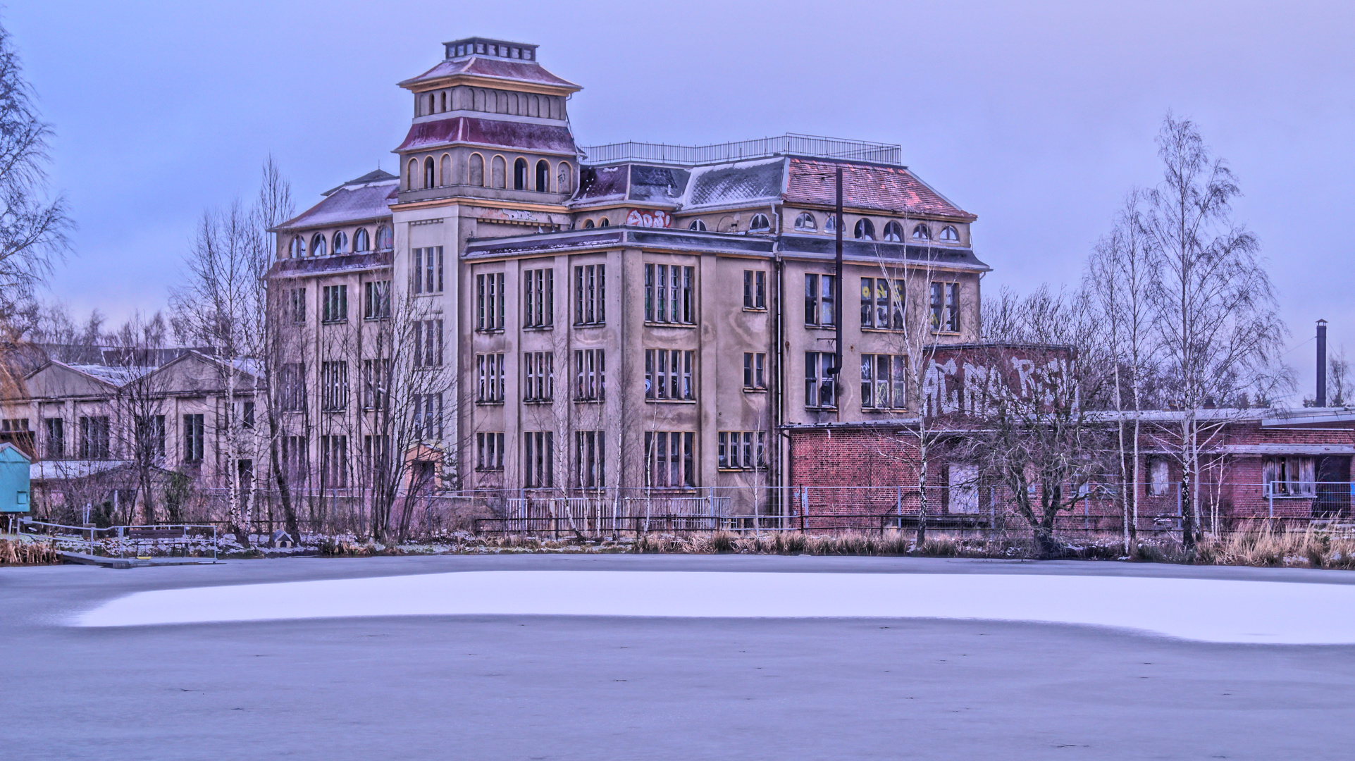 Stillgelegte Porzellanfabrik Freiberg