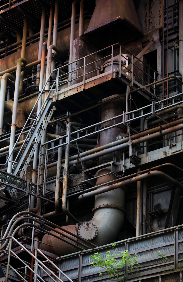 Stillgelegter Hochofen im Landschaftspark Duisburg Nord