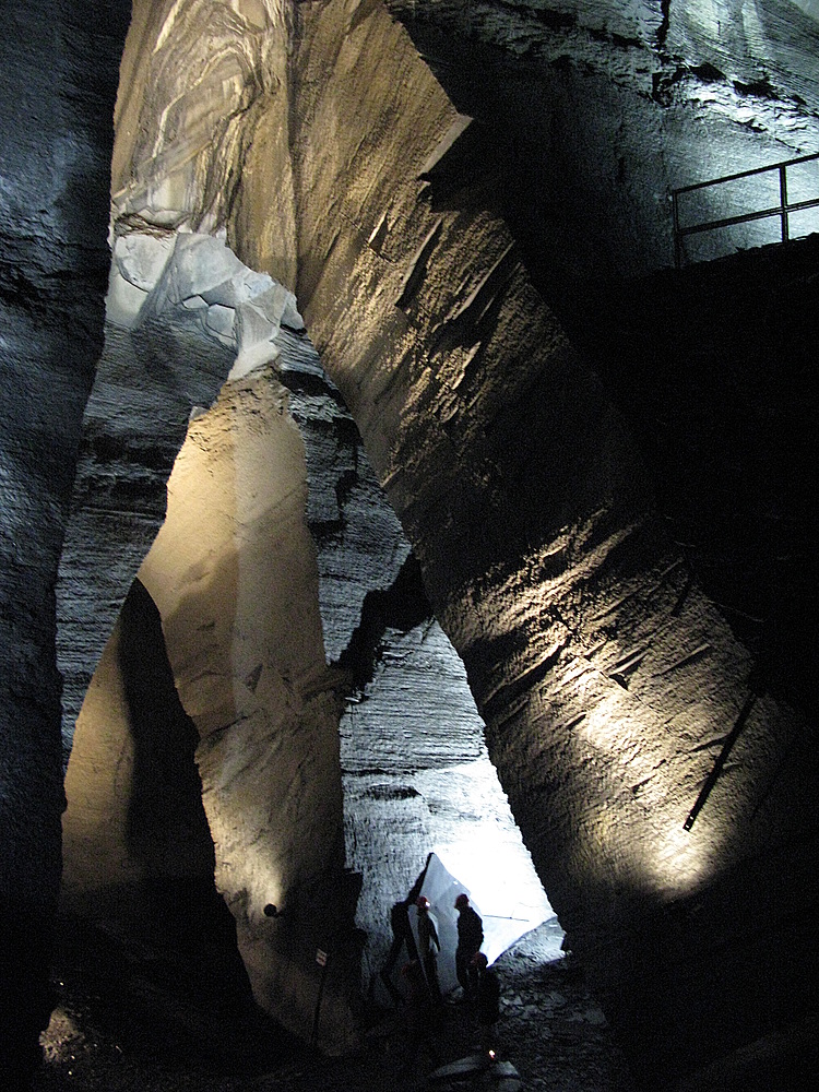 stillgelegtes Schieferbergwerk in Elm GL/Schweiz