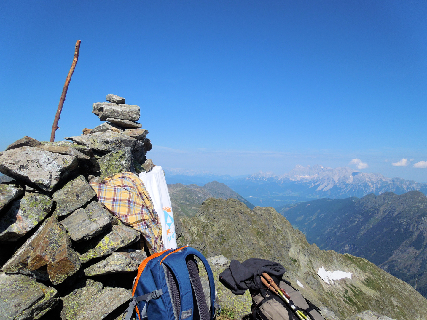 Stillleben auf dem Gipfel