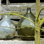 Stillleben in Holz und Glas 