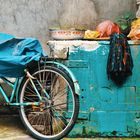 Stillleben mit Fahrrad und Putzwedel... China Shanghai