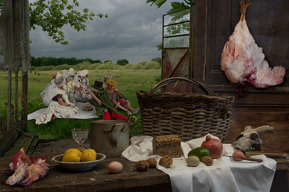 Stillleben und Picknick