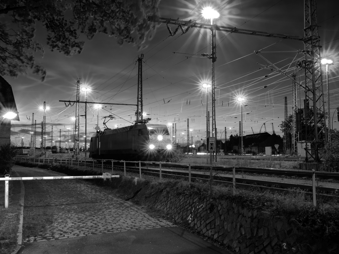 Stillstand, Hafenbahnhof Hamburg-Süd 