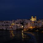 Stimmung am Abend in Noussa, Paros