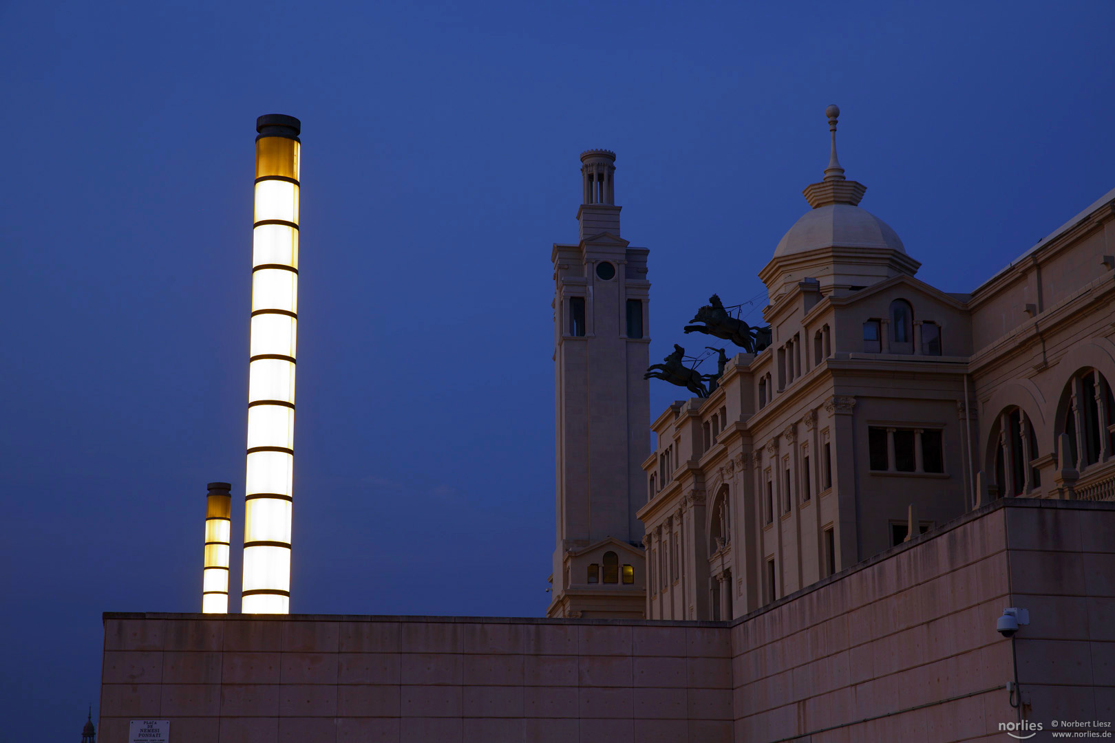 Stimmung am Olympiastadion Barcelona