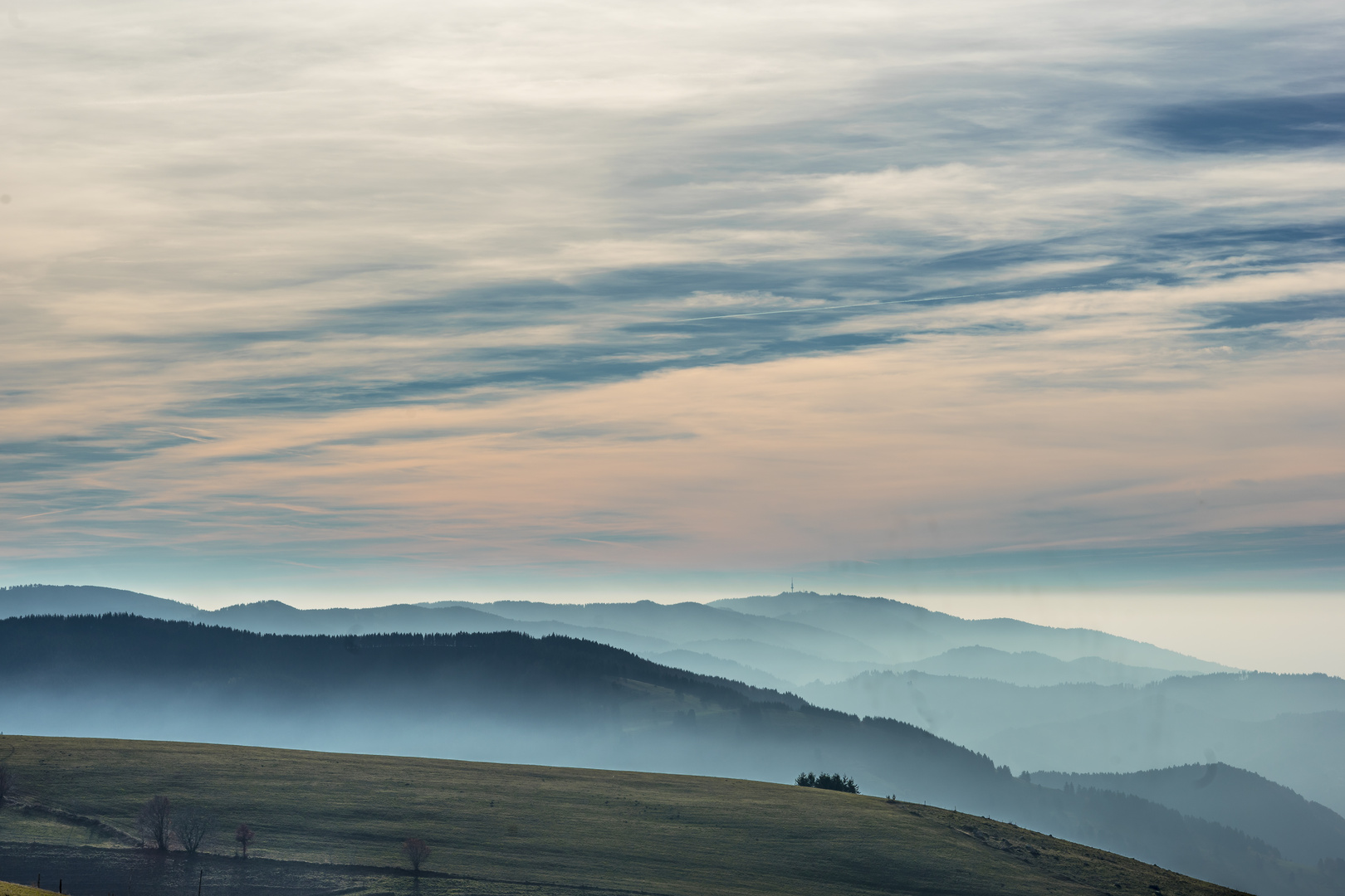 Stimmung am Schauisland - Blick zum Blauen