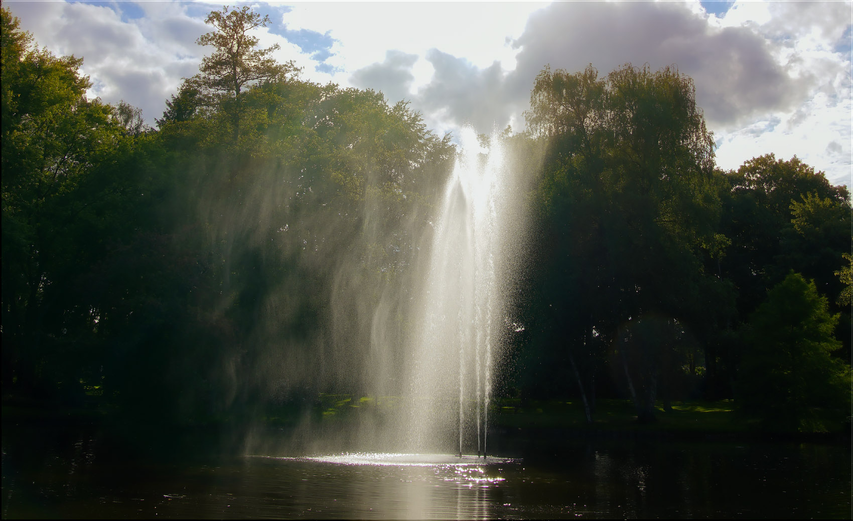 stimmung am see ...