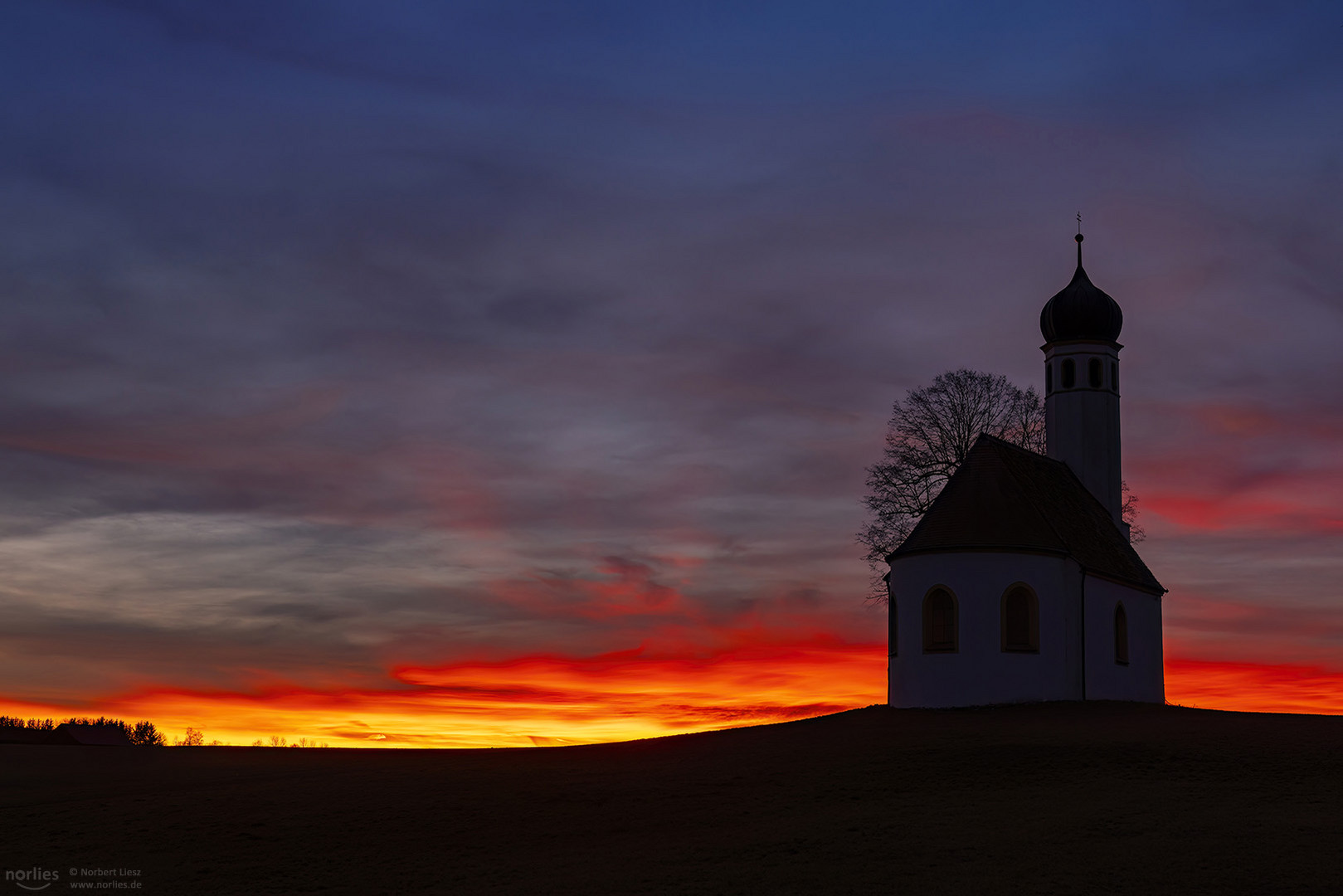 Stimmung an der Kapelle