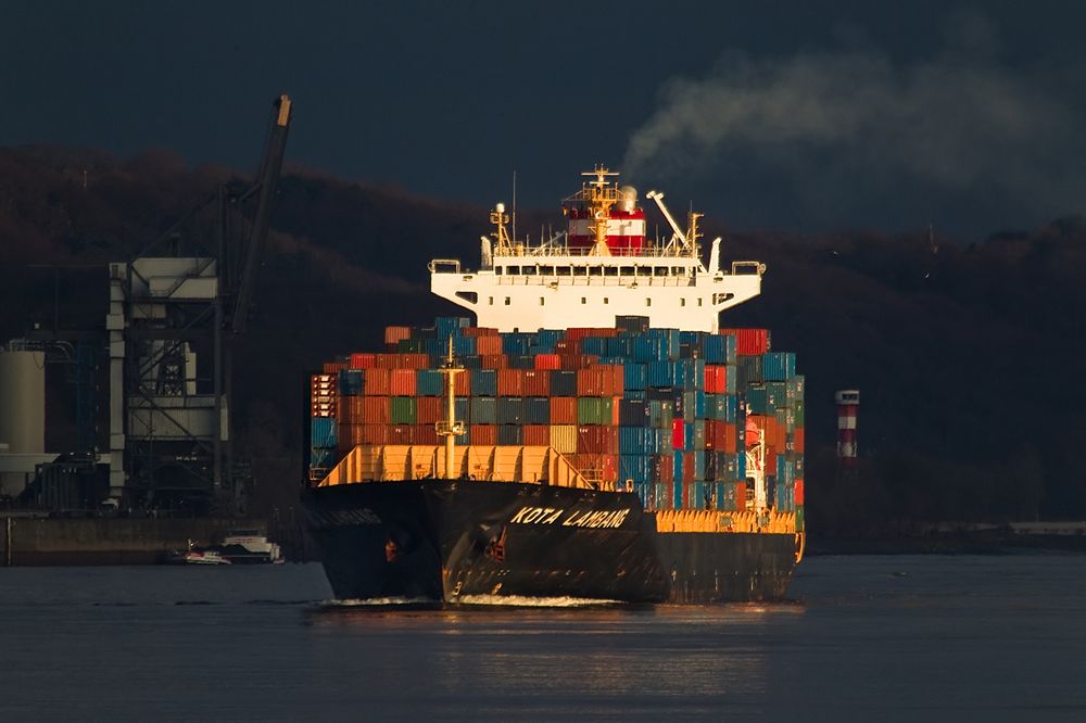 Stimmung auf der Elbe.