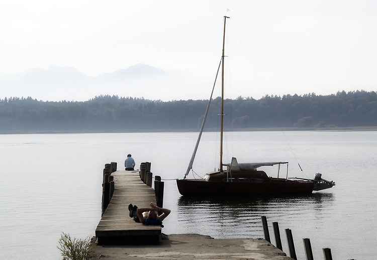 Stimmung auf der Insel Frauenchiemsee...