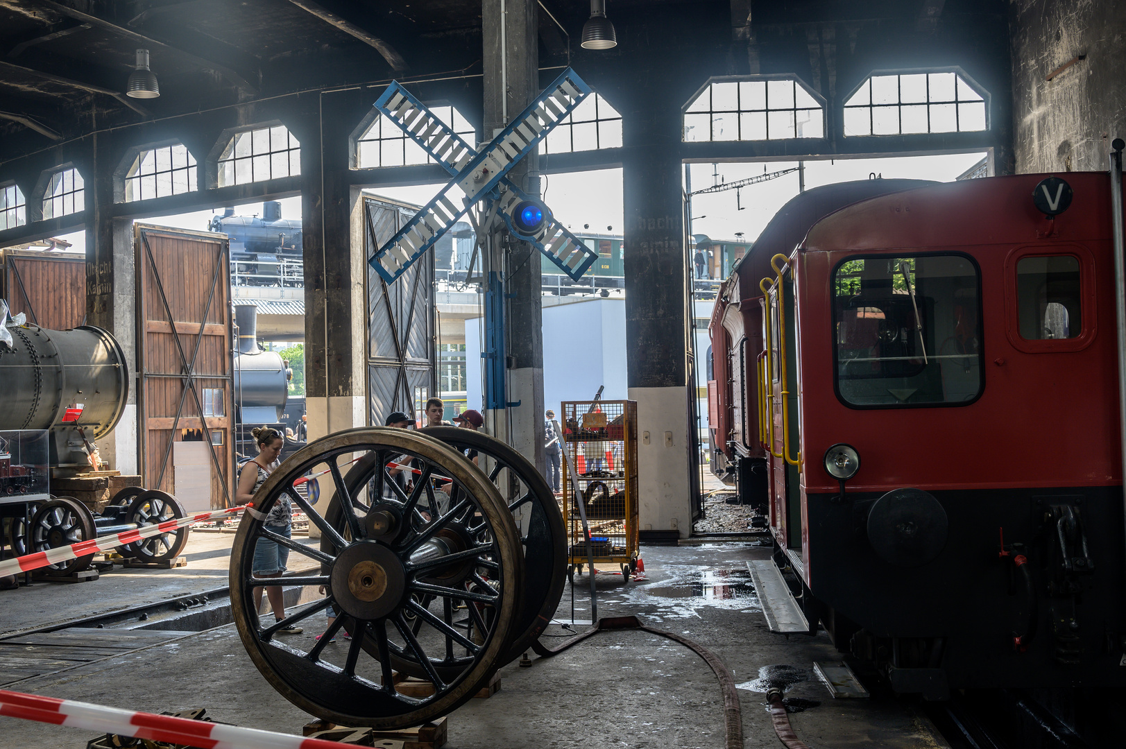 Stimmung im Depot .. etwas unaufgeräumt