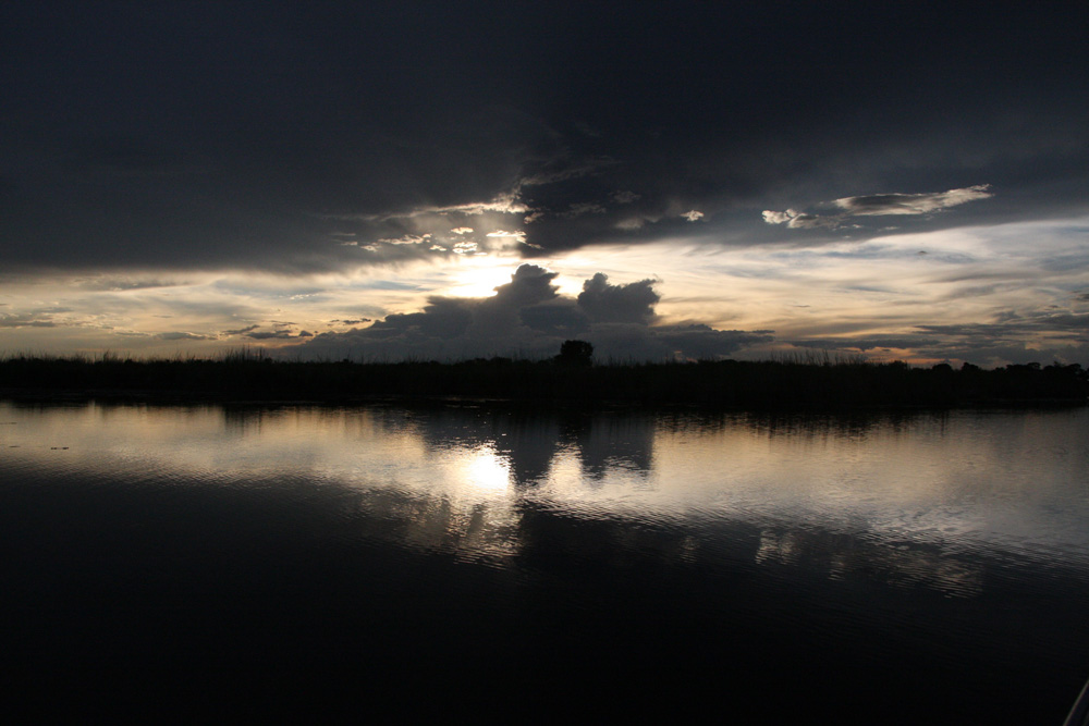 Stimmung im Okavango-Delta, Botswana