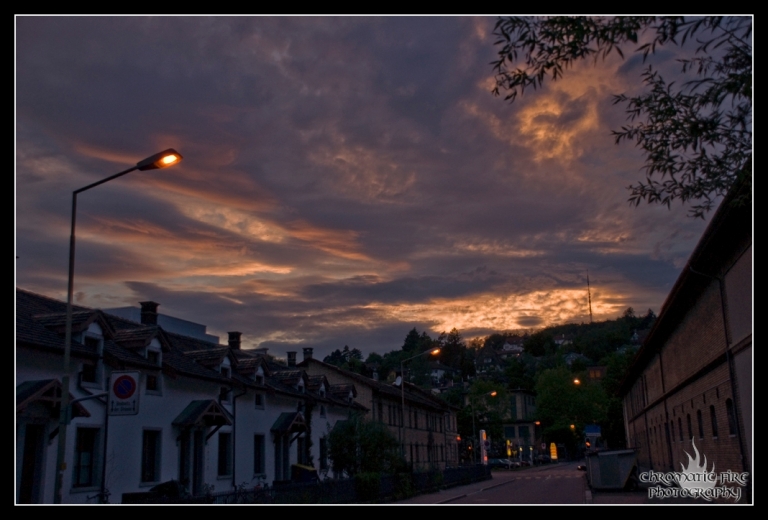 Stimmung in einer Siedlung