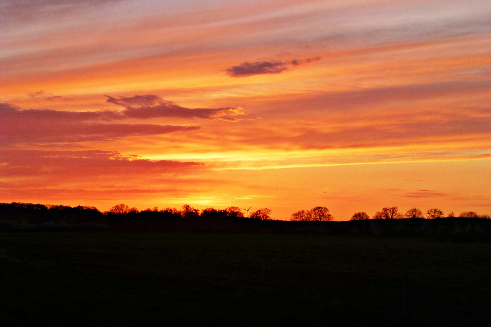 Stimmung nach dem Sonnenuntergang