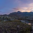 Stimmung nach Sonnenuntergang auf dem Grimselpass