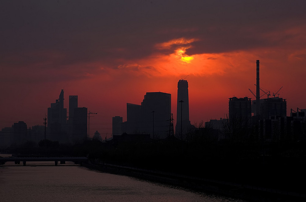 Stimmung über Bejing