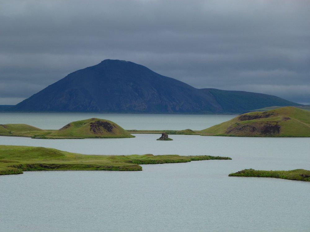 Stimmung über den Seen von Myvatn