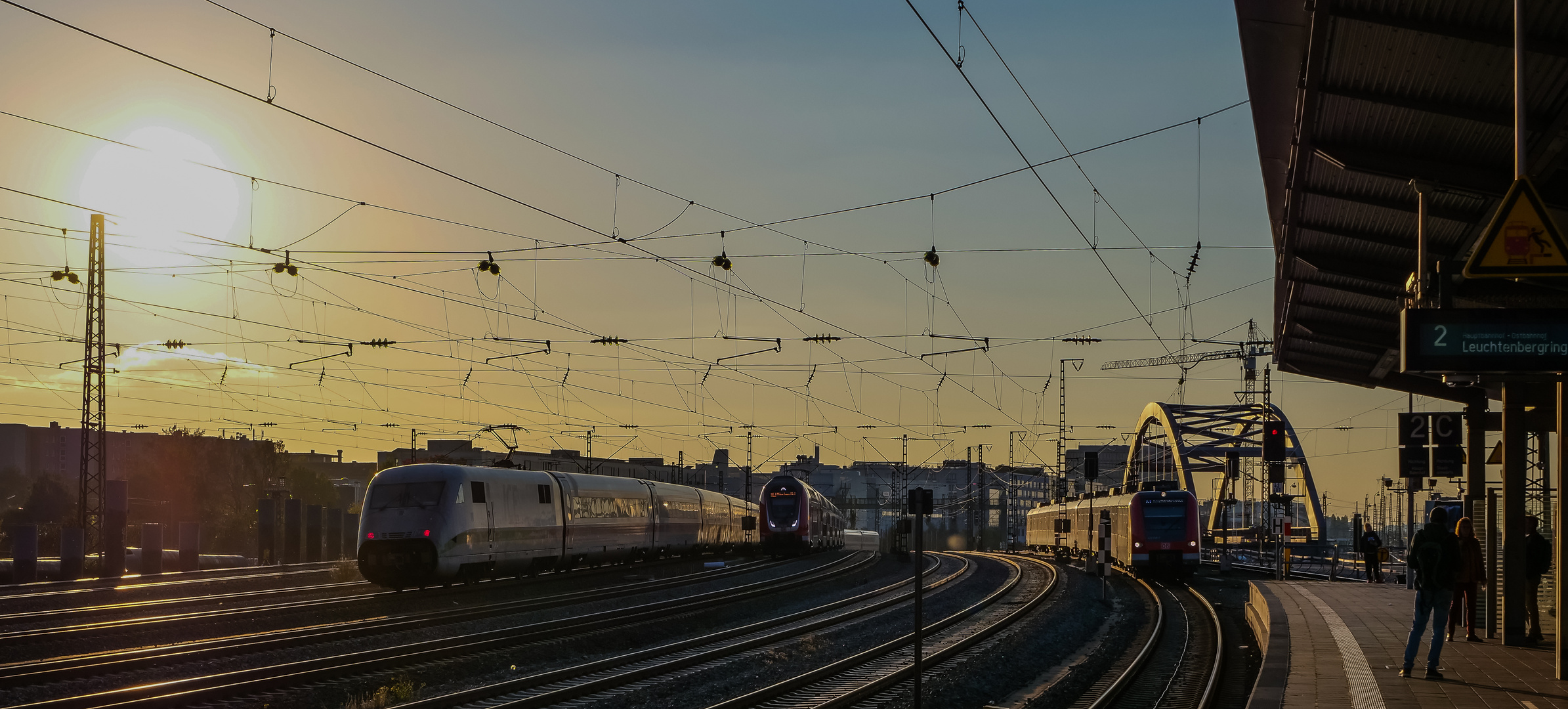 Stimmung vor Sonnenuntergang