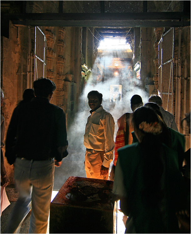 Stimmungsbild 2 im Minakshi-Tempel, Madurai