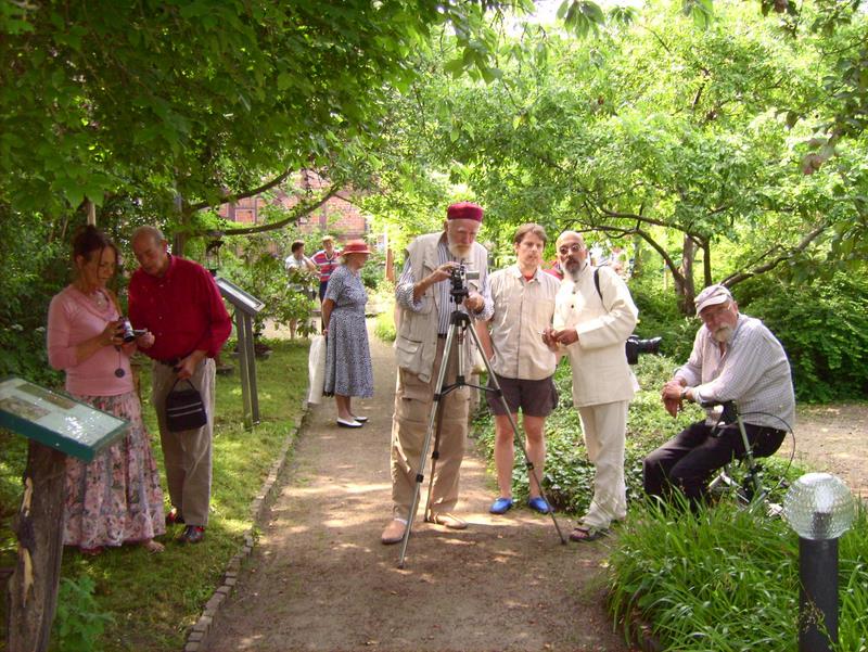 stimmungsidylle... im tischbeingarten (eutin) max liebermann laßt grüßen