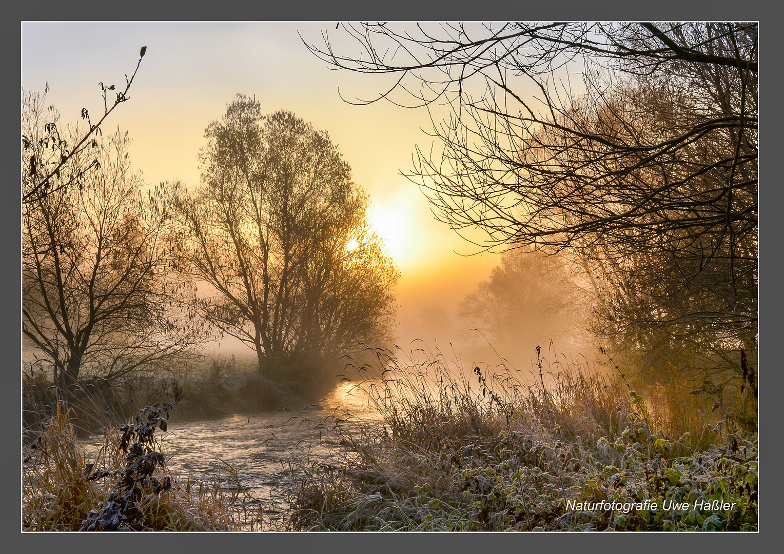 Stimmungsvoller Morgen an der Eder im Wittgensteiner Land