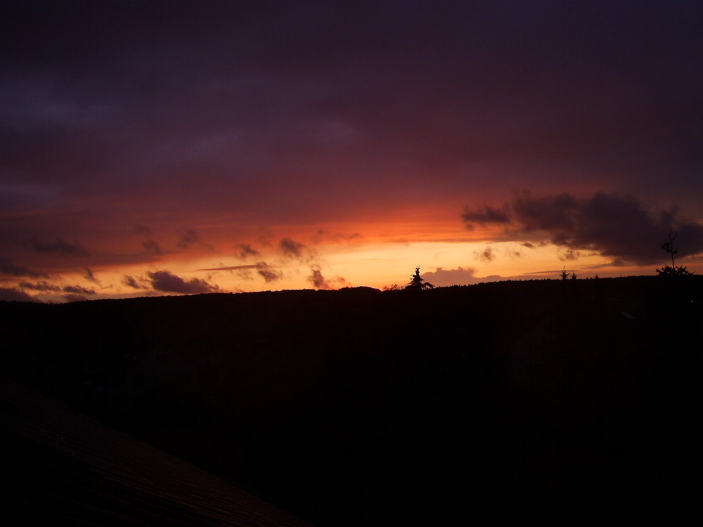 Stimmungsvoller Sonnenuntergang