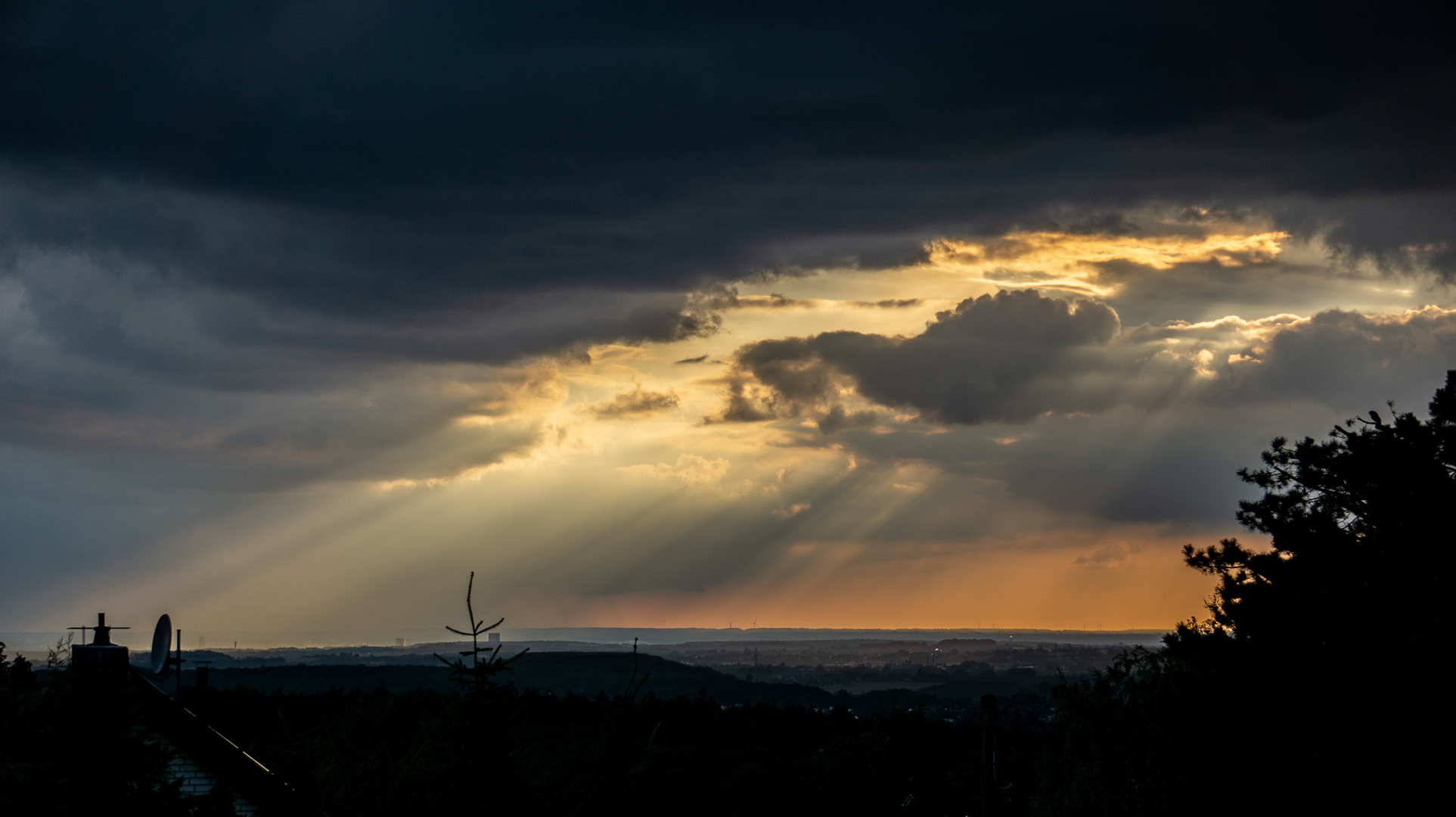 Stimmungsvoller Sonnenuntergang