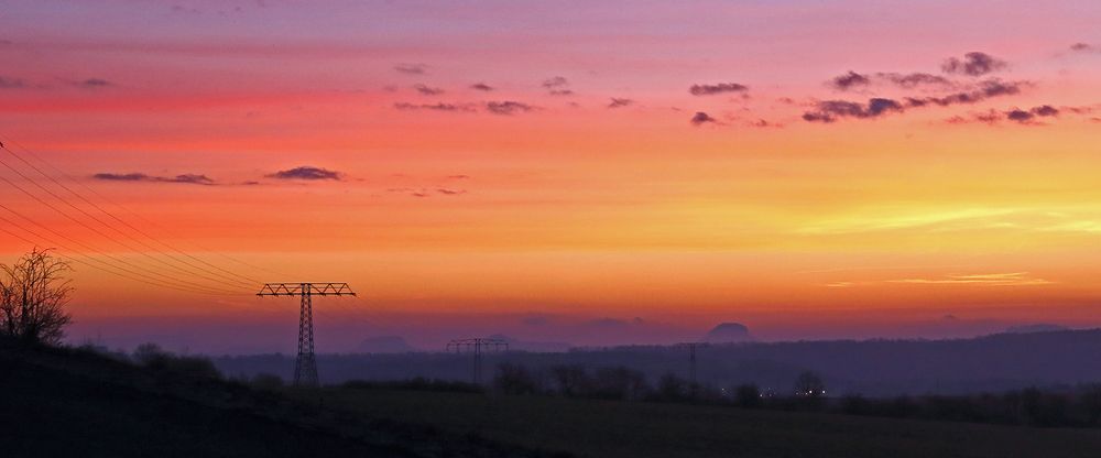 Stimmungsvoller Start in das Wochenende am Sonnabend Morgen...