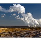 Stinker oder Garzweiler Braunkohle-Tagebau mit Kraftwerk