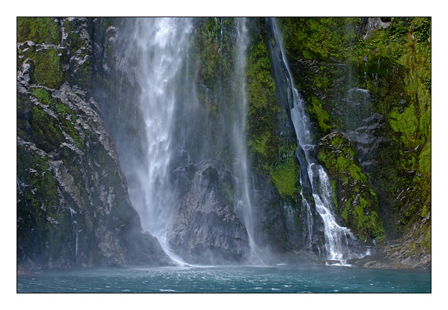 Stirling Falls, Milford Sound, Neuseeland