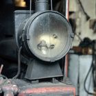 Stirnlampe einer türkischen Dampflokomotive