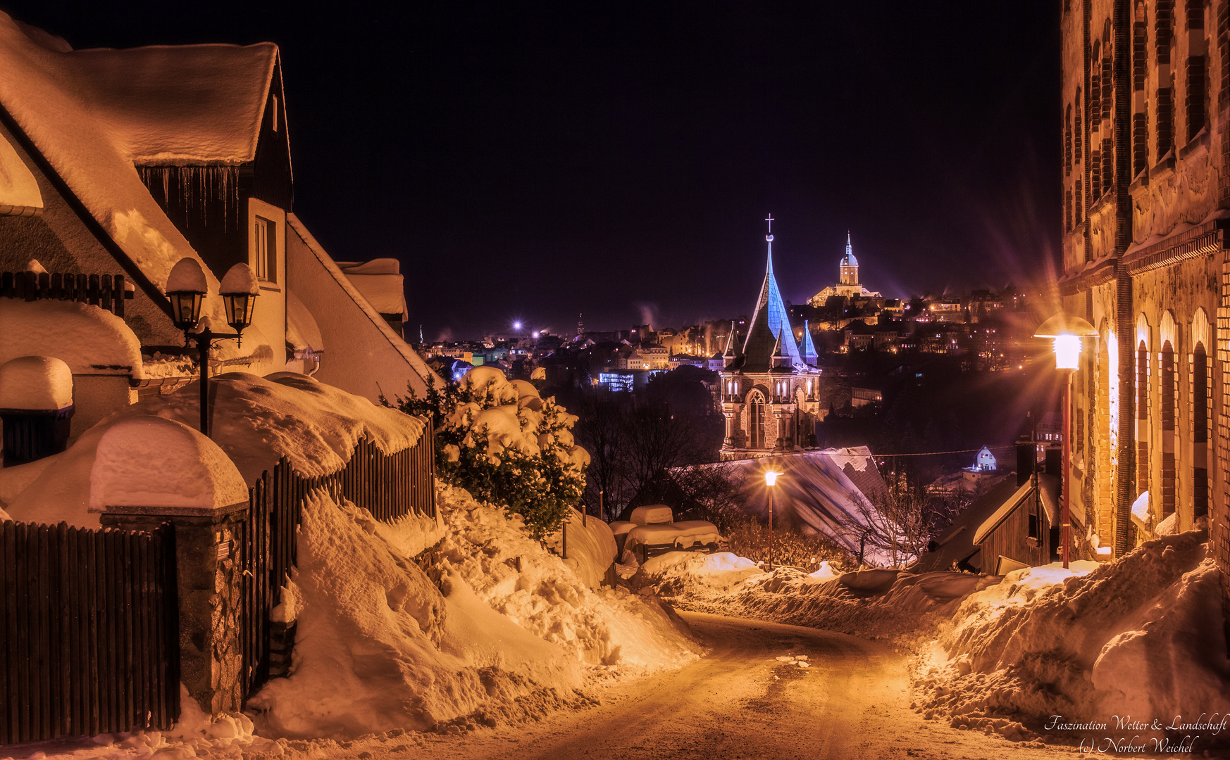 St.Katharinen & Annenkirche von Annaberg-Buchholz im Erzgebirge