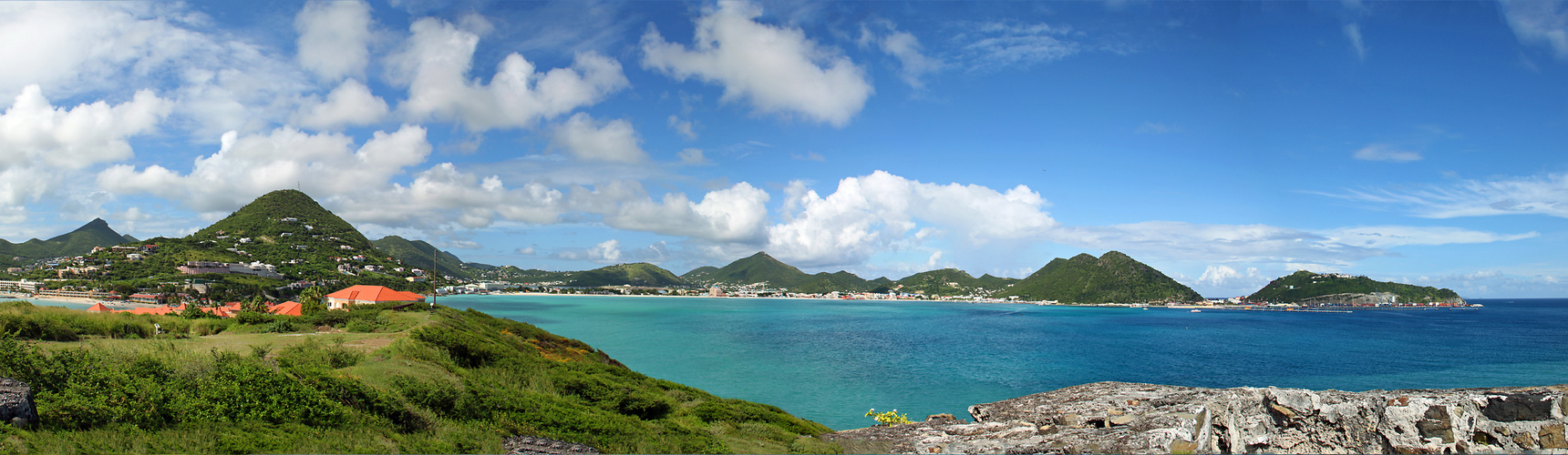 St.Maarten - Great Bay / Philipsburg Panorama