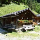 St.Martin im Calfeisental SG Schweiz 21. Juli 2015 Hütte