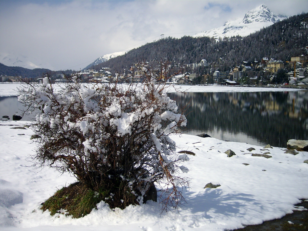 St.Moritz im Frühling 2 (noch immer liegt Schnee)