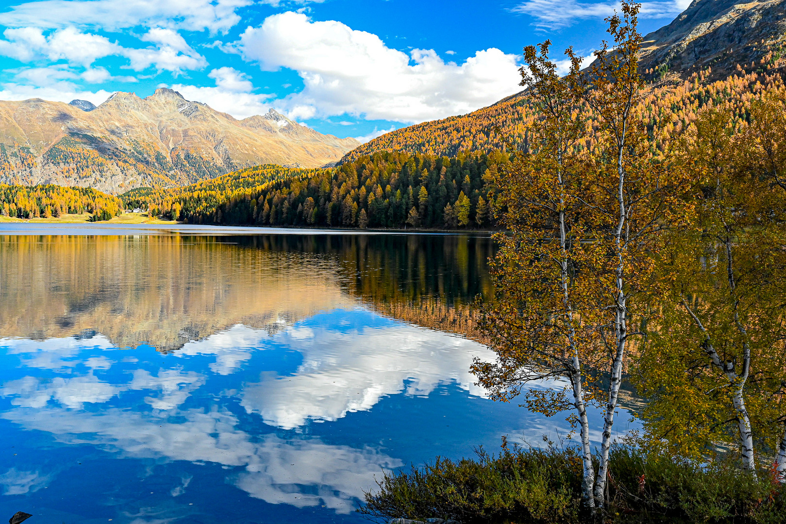 st.moritzersee herbst