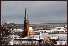 St.Nicolaikirche in Lüneburg im Schnee