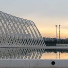 Stoa mit Wasserbecken