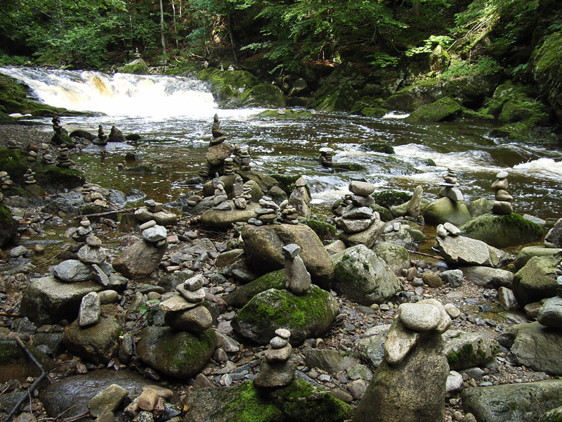 Stoanamandln in der Buchberger Leite