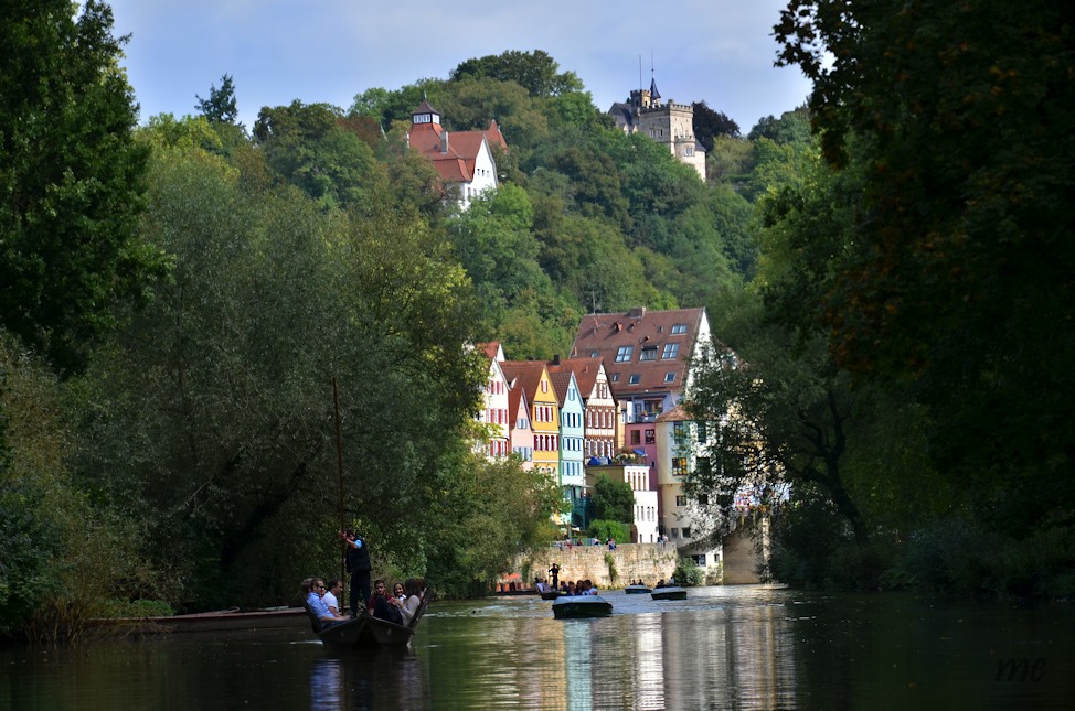 Stocherkahnfahrt auf dem Neckar...