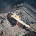 Stockbrot auf dem Nikolausmarkt in Bodenheim