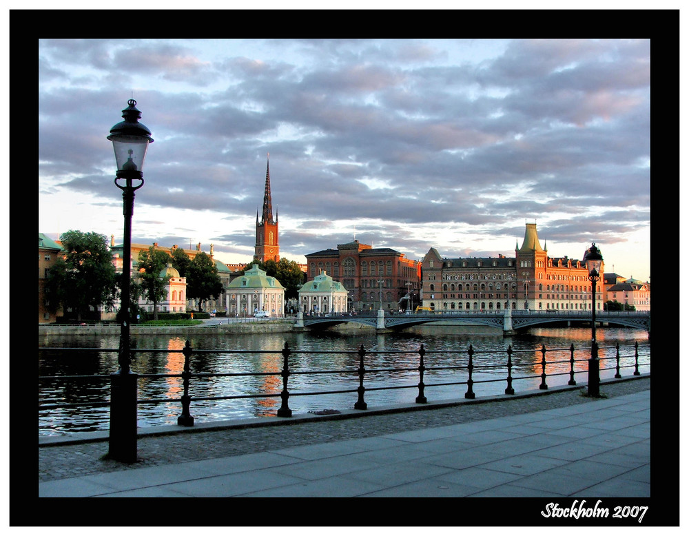 Stockholm am Abend