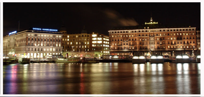 Stockholm at night