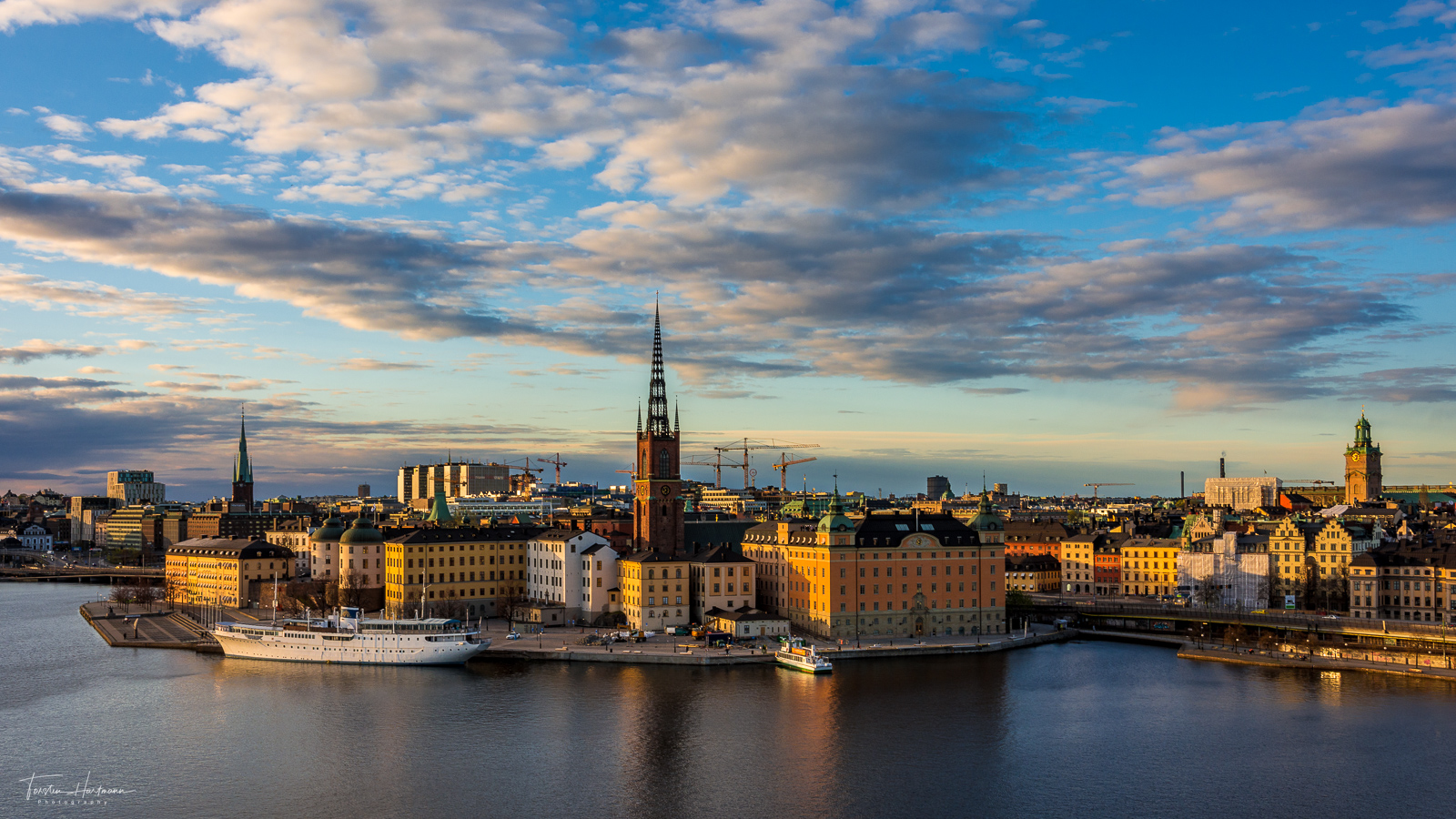 Stockholm at sunset (Sweden)