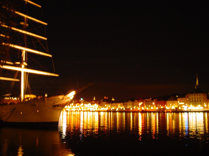 Stockholm bei Nacht