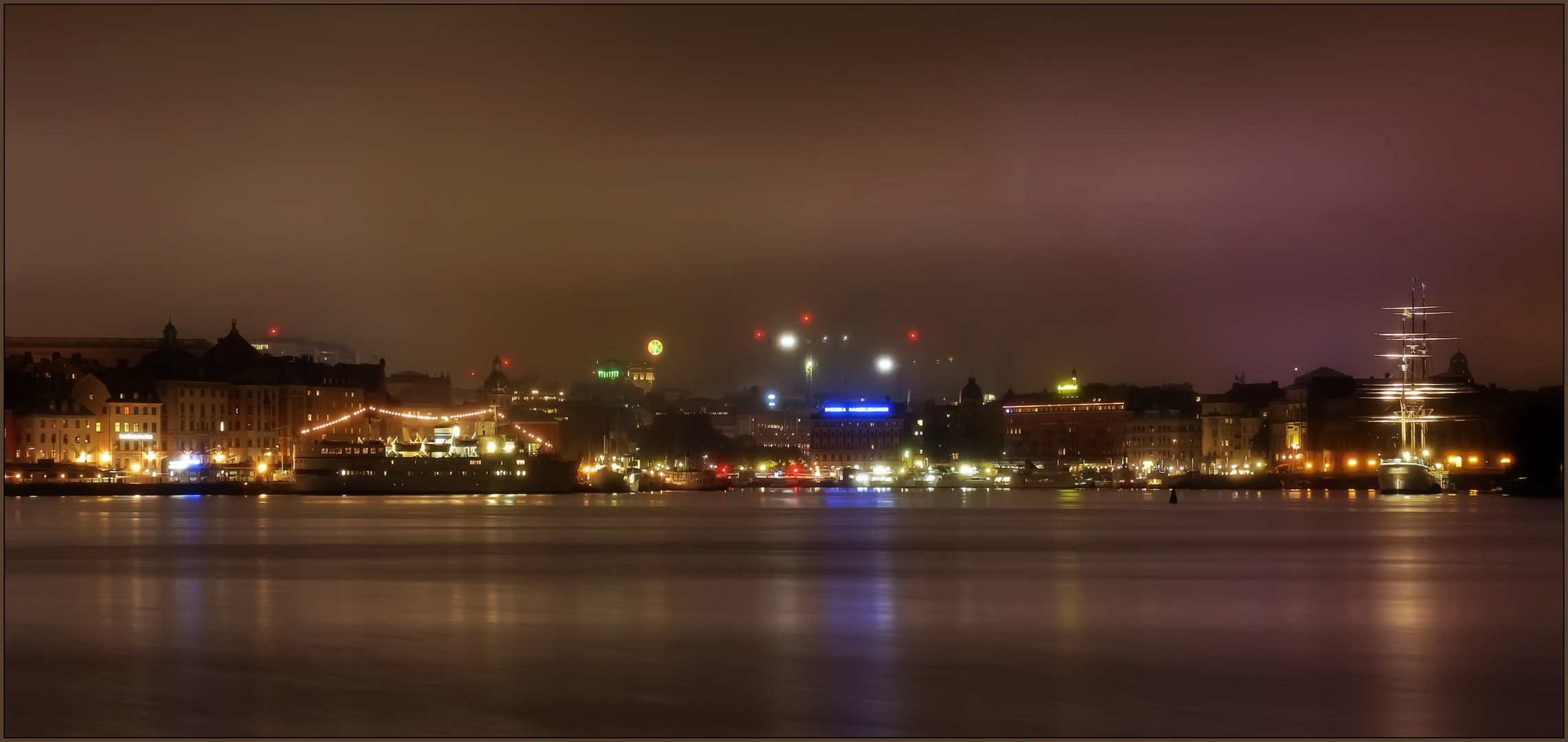 Stockholm bei Nacht