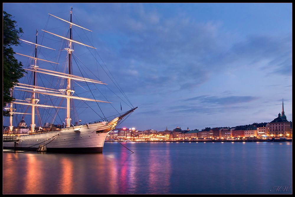 Stockholm bei Nacht