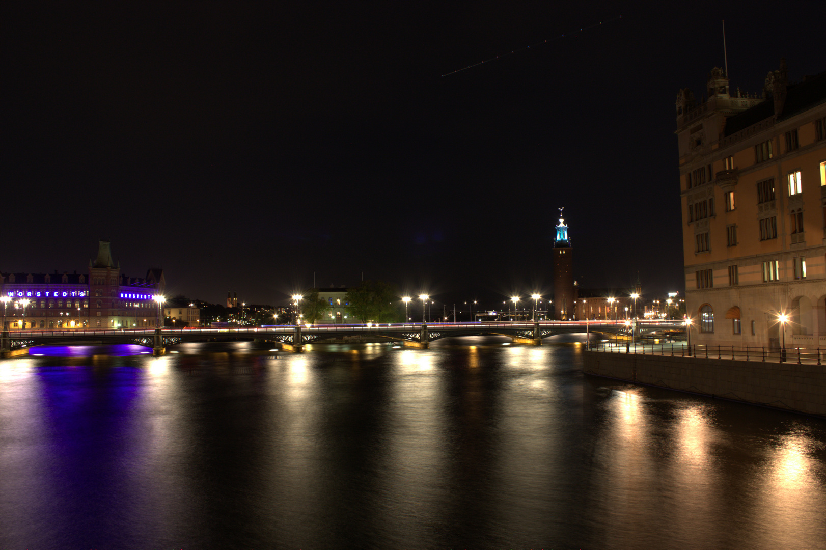 Stockholm bei Nacht